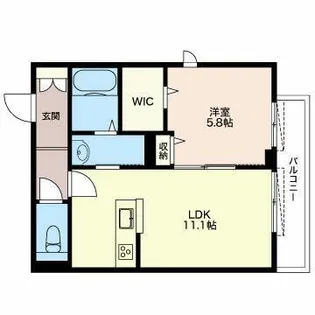 Casa KKSY I【2階】の間取り