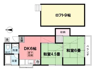 メゾンフルール【2階】の間取り