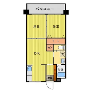 第二若葉ビル【1階】の間取り