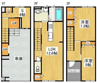 くぅガーデンの間取り