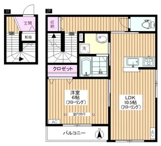 【旭化成ヘーベルメゾン】ボヌール・Eドミール【2階】の間取り