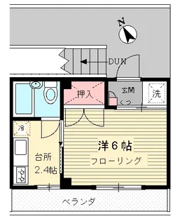 第2木村ビル【3階】の間取り