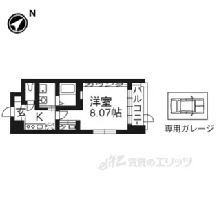 プラネシア京阪出町柳【1階】の間取り