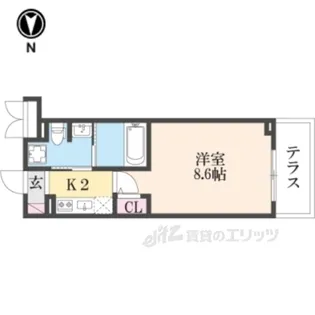 M’sマンション長栄寺【2階】の間取り