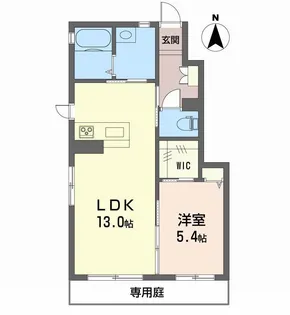フォンテーヌさくら【1階】の間取り