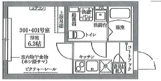 ココキューブ北品川【3階】の間取り