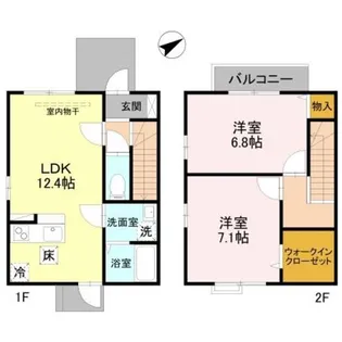 コンフォートIII【1階】の間取り