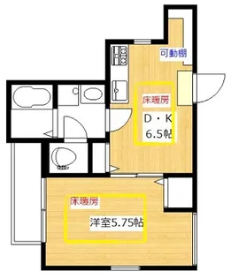 キングハウス目黒祐天寺【2階】の間取り