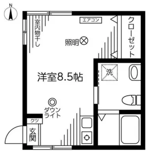 菊田ビル【2階】の間取り