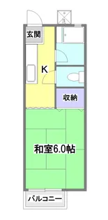 ヴィラ・フォースター【2階】の間取り