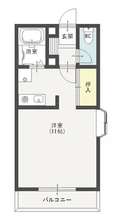 ノーサイド【2階】の間取り