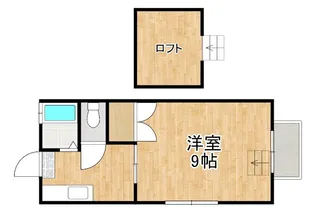 エクセル A棟【2階】の間取り