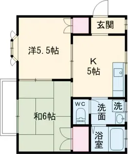 スカイハイツ【2階】の間取り
