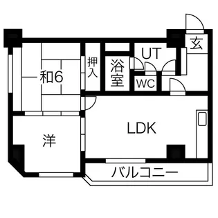 コーポ千代田【3階】の間取り