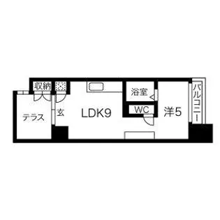 プリマヴェール名駅シュール【4階】の間取り