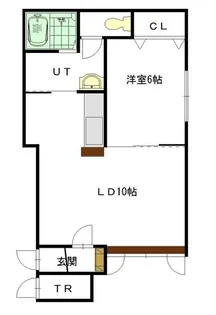 ディアコート【1階】の間取り
