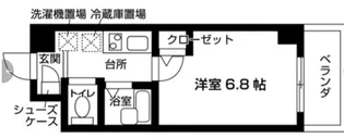 レジディア中野富士見台【4階】の間取り