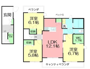 MAISON湘南【2階】の間取り