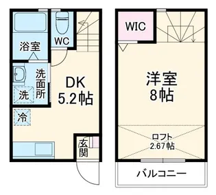 アフェット検見川5の間取り