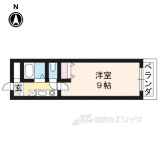 N’s北山【4階】の間取り