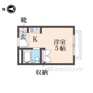 プレアール小若江【1階】の間取り