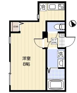 ヒルクレスト西馬込【1階】の間取り