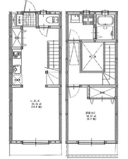 ウッドマンション和光ヴィレッジAの間取り