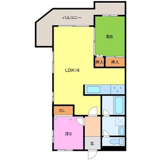 URBAN CONCIERIA城東【3階】の間取り