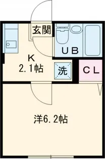 シティハイム国恵ハイムB棟【1階】の間取り