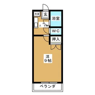 パレスツルミ【1階】の間取り
