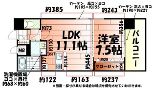 No.65 クロッシングタワー【14階】の間取り