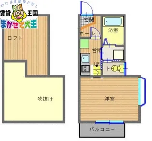 シャトレ浦上壱番館【1階】の間取り