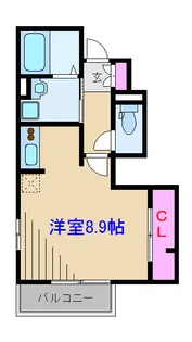 アロサールK【1階】の間取り
