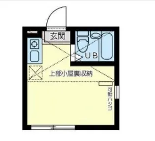 ユナイト黄金町ウォルトンの杜【2階】の間取り