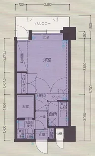 エステート・モア・薬院【10階】の間取り