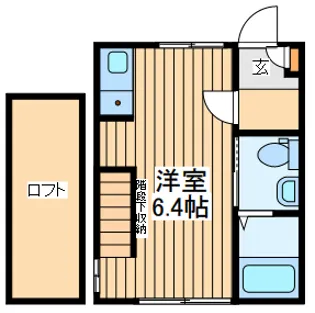 カーサ・デ・ソル横濱【2階】の間取り