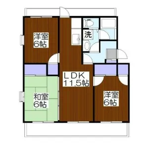 グランドール大倉山【2階】の間取り