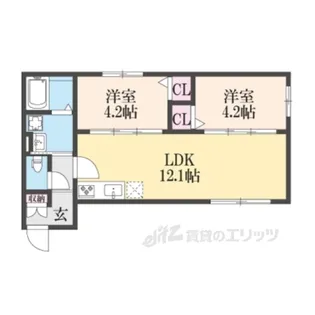 TioFleuR【2階】の間取り