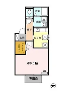 サンパティーク【2階】の間取り