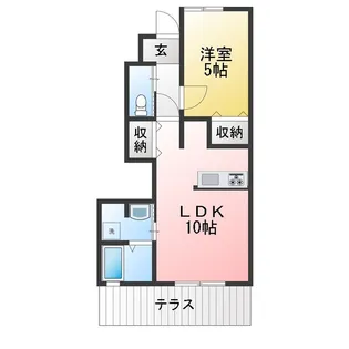 プレタメゾン参号館【1階】の間取り