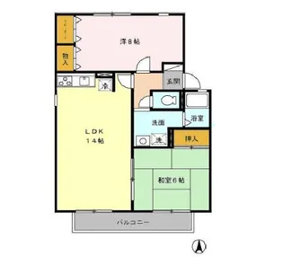L’Untieune(アンティエーヌ)【1階】の間取り