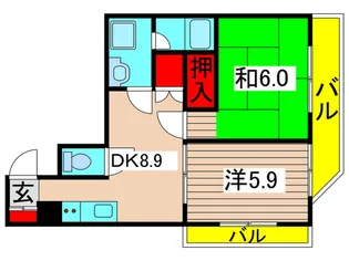 第一金子ビル【3階】の間取り