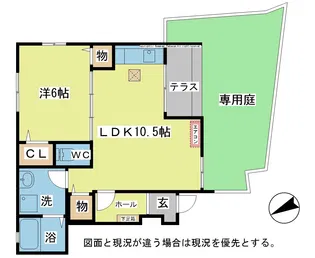 エトワールD【1階】の間取り