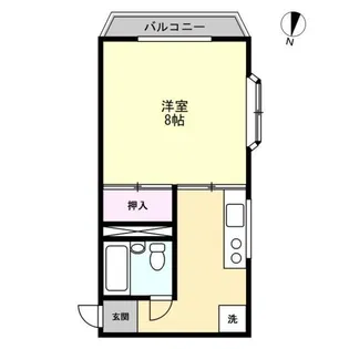 オーシャンビュー【2階】の間取り