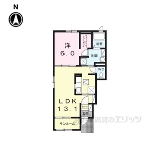 プランドール1【1階】の間取り
