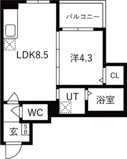 F asecia Tabit【1階】の間取り