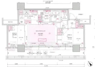 Brillia Tower 浜離宮 ブリリアタワー浜離宮【29階】の間取り