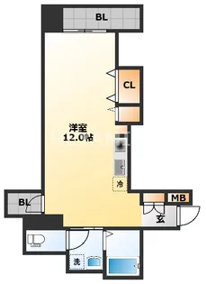 エル・ファーロ金屋町【3階】の間取り