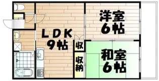 ベイシティー洲崎A【3階】の間取り