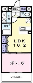 フォレストビュー【3階】の間取り